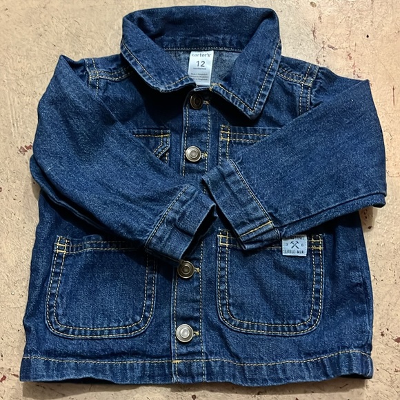 12 months baby jean shirt - Picture 2 of 3